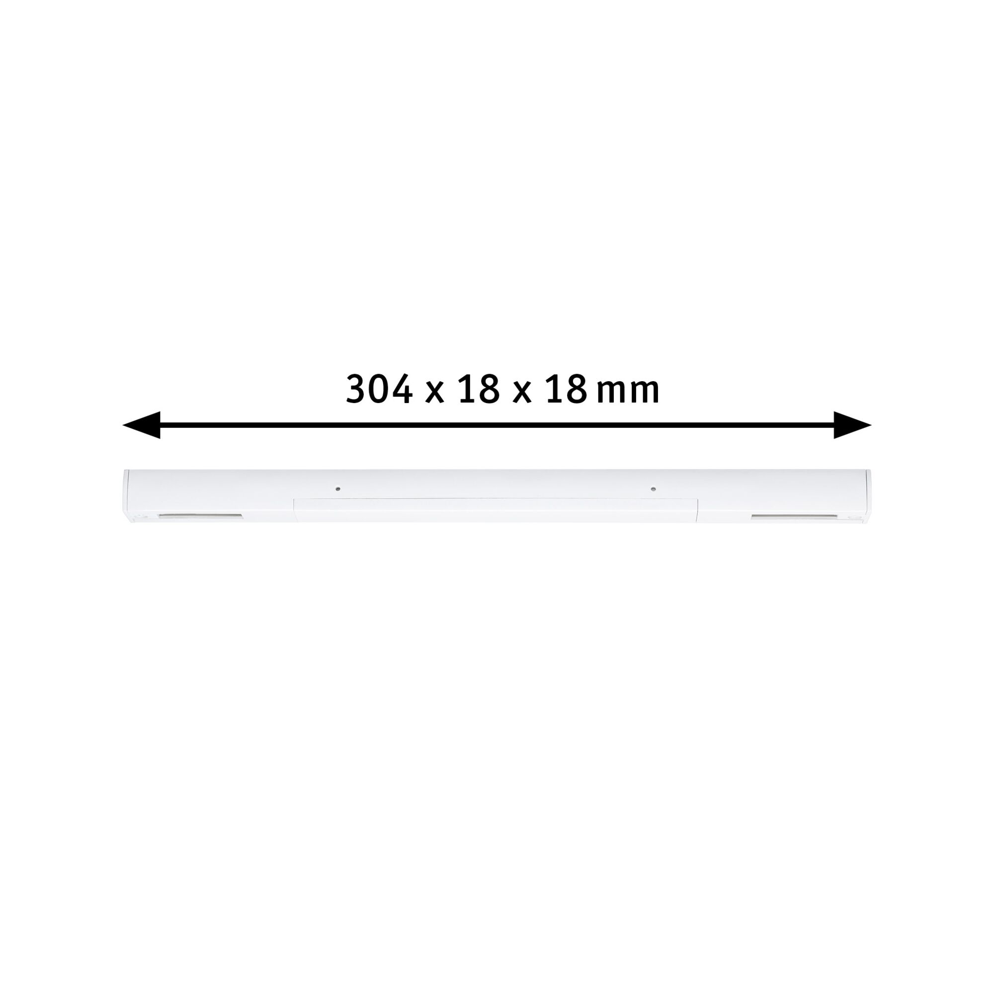 URail Power supply Middle 304x21mm max. 100W Signal white