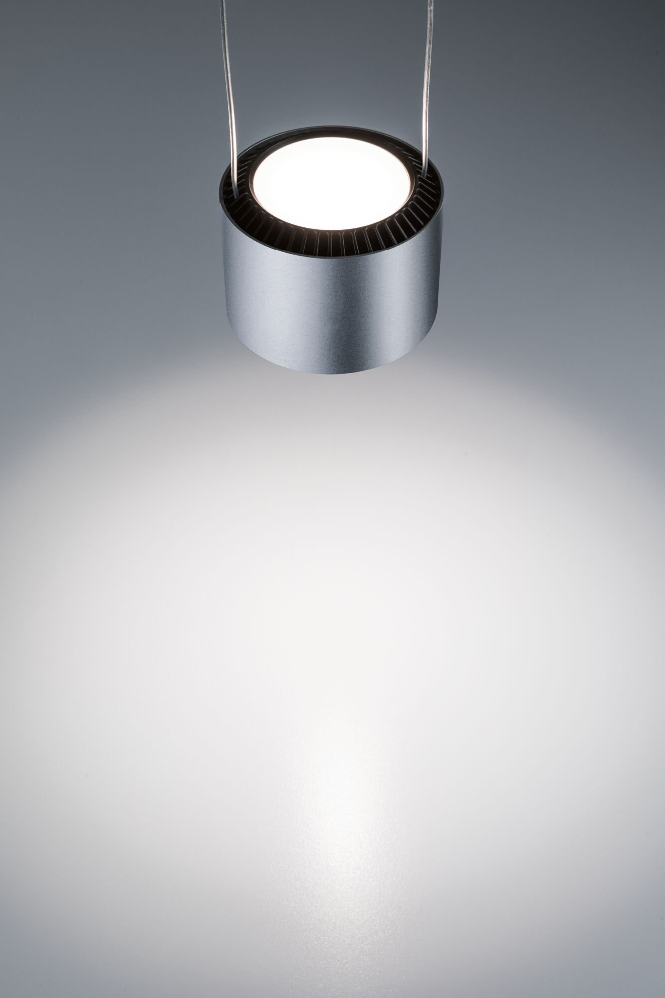 URail LED-pendel Aldan 930lm / 530lm 8,5 / 1x4,5W 4000K dimbaar 230V Chroom mat/Zwart