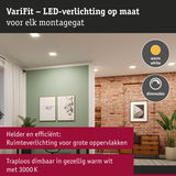 VariFit dimbare warm witte LED-verlichting voor grote ruimtes met bakstenen muur