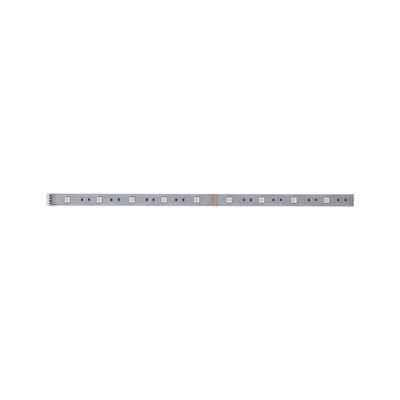 Bande LED longue avec LEDs blanches sur support gris pour solutions d'éclairage flexibles