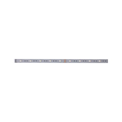 Bande LED longue avec LEDs blanches sur support gris pour solutions d'éclairage flexibles