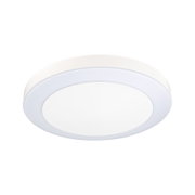 Plafonnier LED rond blanc au design moderne avec éclairage économe en énergie