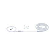 Bande lumineuse LED Neon Flex blanche avec connecteur USB et clips de fixation en plastique