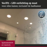 VariFit witte LED inbouwspots, spatwaterdicht IP44, geschikt voor badkamerverlichting