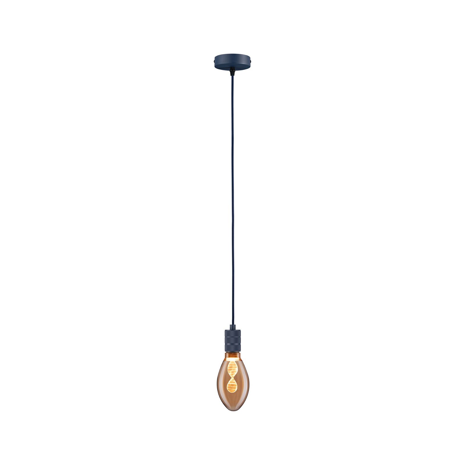 Neordic Hanglamp Tilla E27 max. 60W Nachtblauw dimbaar Metaal