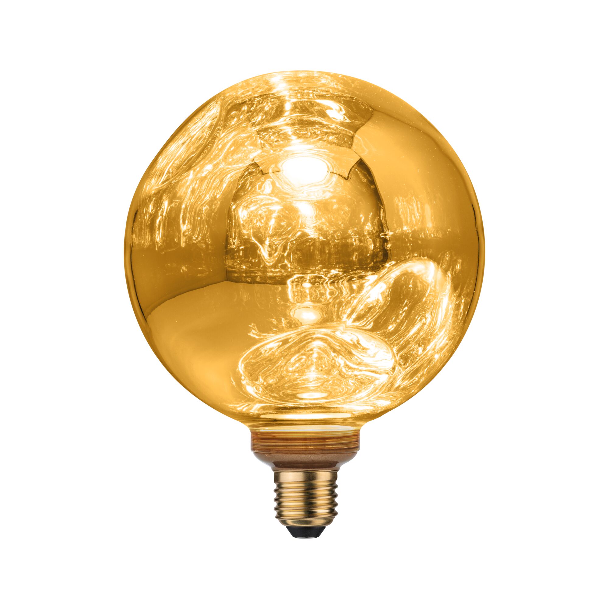 Vintage Edition 230 V Standard LED Globe E27 400lm 4,7W 2700K dimmable Gold Amber glass round LED bulb with E27 base for decorative lighting and warm ambiance