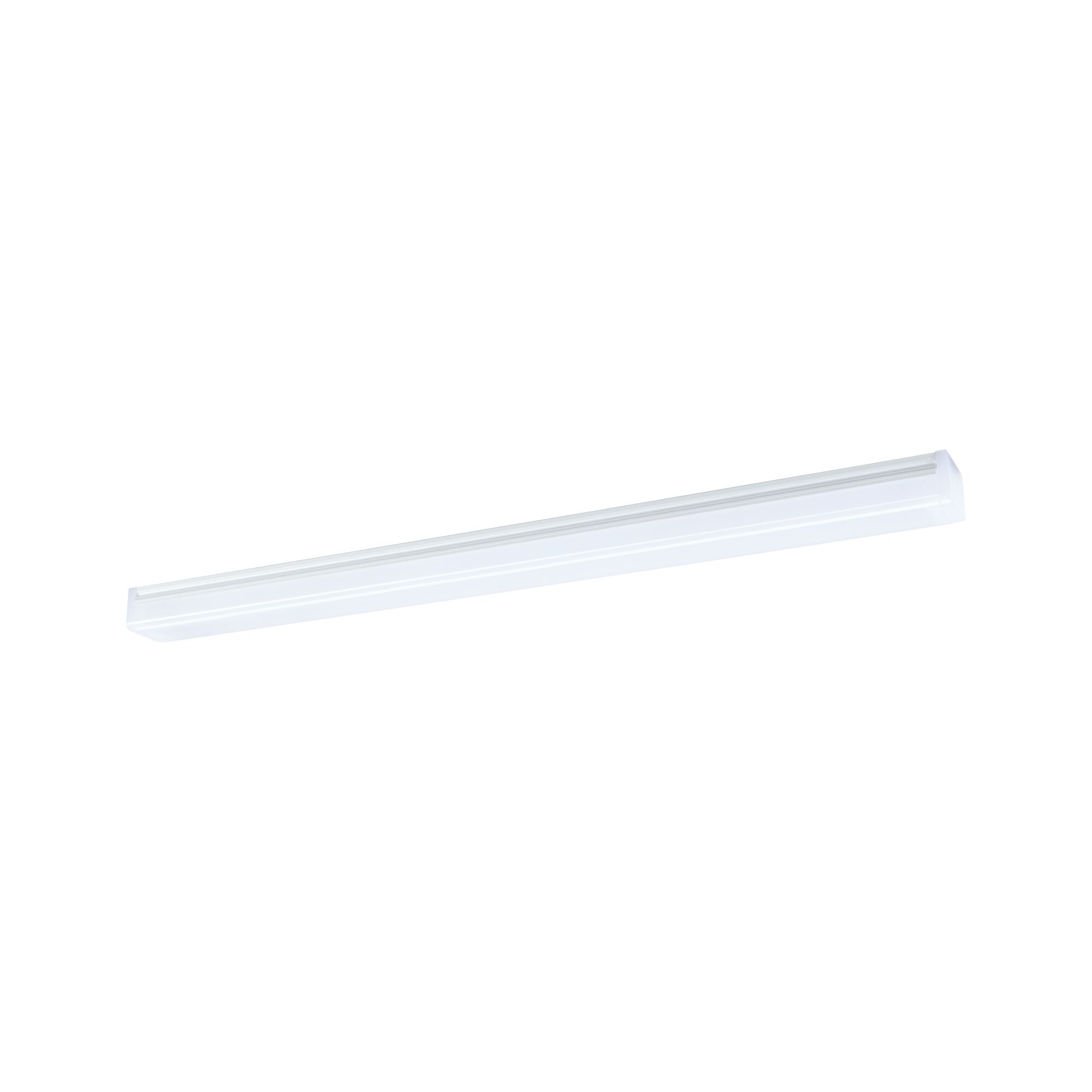 White LED ceiling light made of plastic with slim design for modern indoor lighting