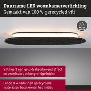 Duurzame LED-woonkamerverlichting van 100% gerecycled vilt met geluidsabsorberend effect