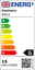Energy efficiency label rating G with 15 kWh per 1000 hours for Paulmann product 80810