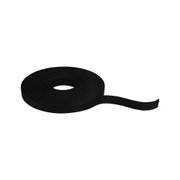 Schwarzes Textilband aus robustem Material, ideal für Befestigung und Kabelmanagement
