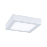 Plafonnier LED carré blanc en plastique pour un éclairage moderne