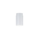 Modern white metal ceiling spotlight with round design for focused room lighting