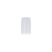 Modern white metal ceiling spotlight with LED light for energy-efficient room illumination