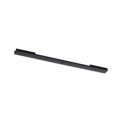 Bande LED noire mince en métal pour éclairage intérieur moderne et accents lumineux économes en énergie