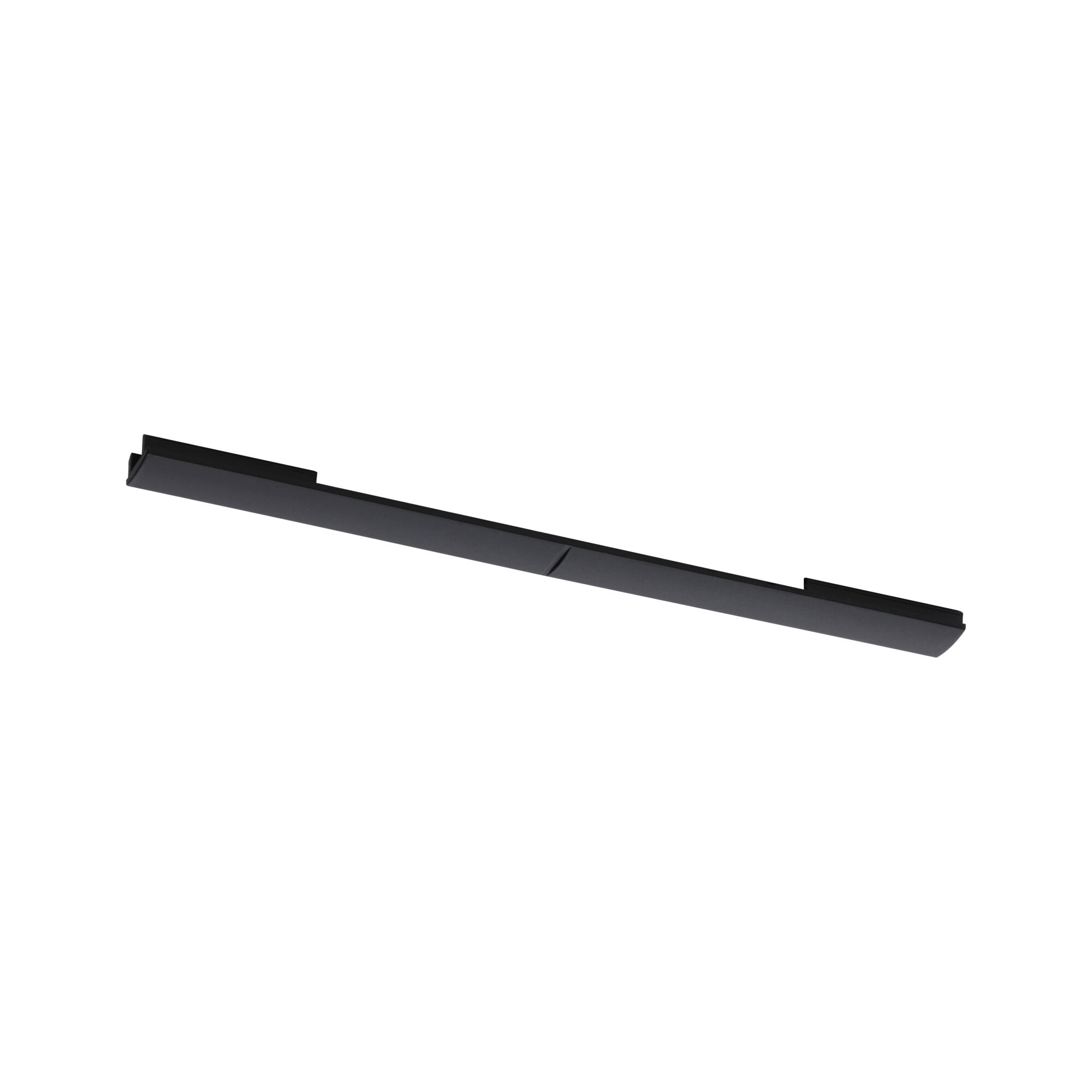 URail Accessoires Connector-Inlay Noir/Transparent Applique murale noire en aluminium au design fin pour un éclairage intérieur moderne