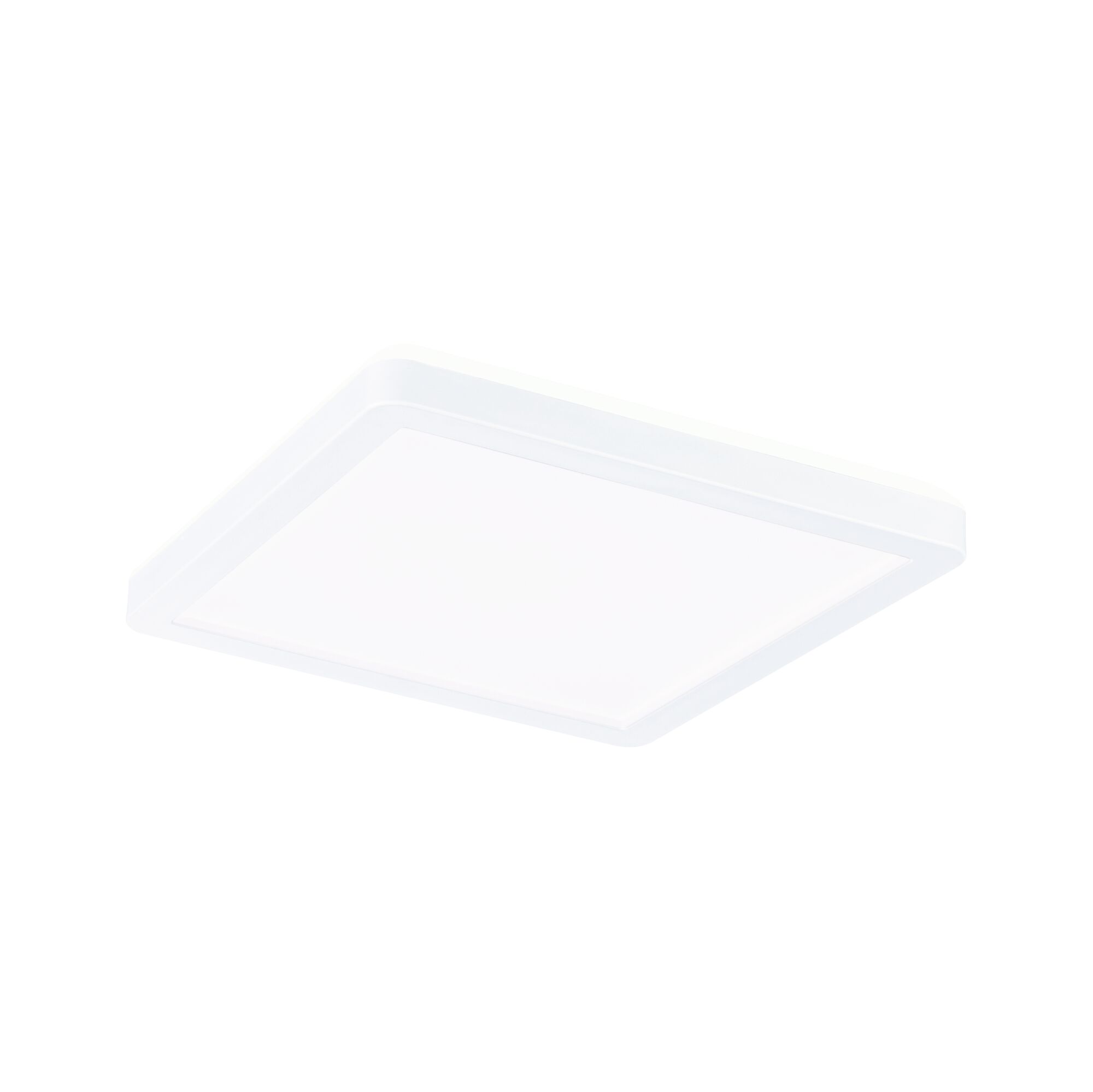 LED Panel Atria Shine Backlight IP44 eckig 190x190mm 11,2W 900lm 4000K Weiß Quadratische weiße LED-Deckenleuchte mit Kunststoffrahmen für moderne Innenbeleuchtung
