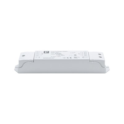 White plastic RGBW radio controller for LED lighting with 2.4 GHz wireless control