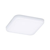 Square white LED ceiling light made of plastic for modern room lighting