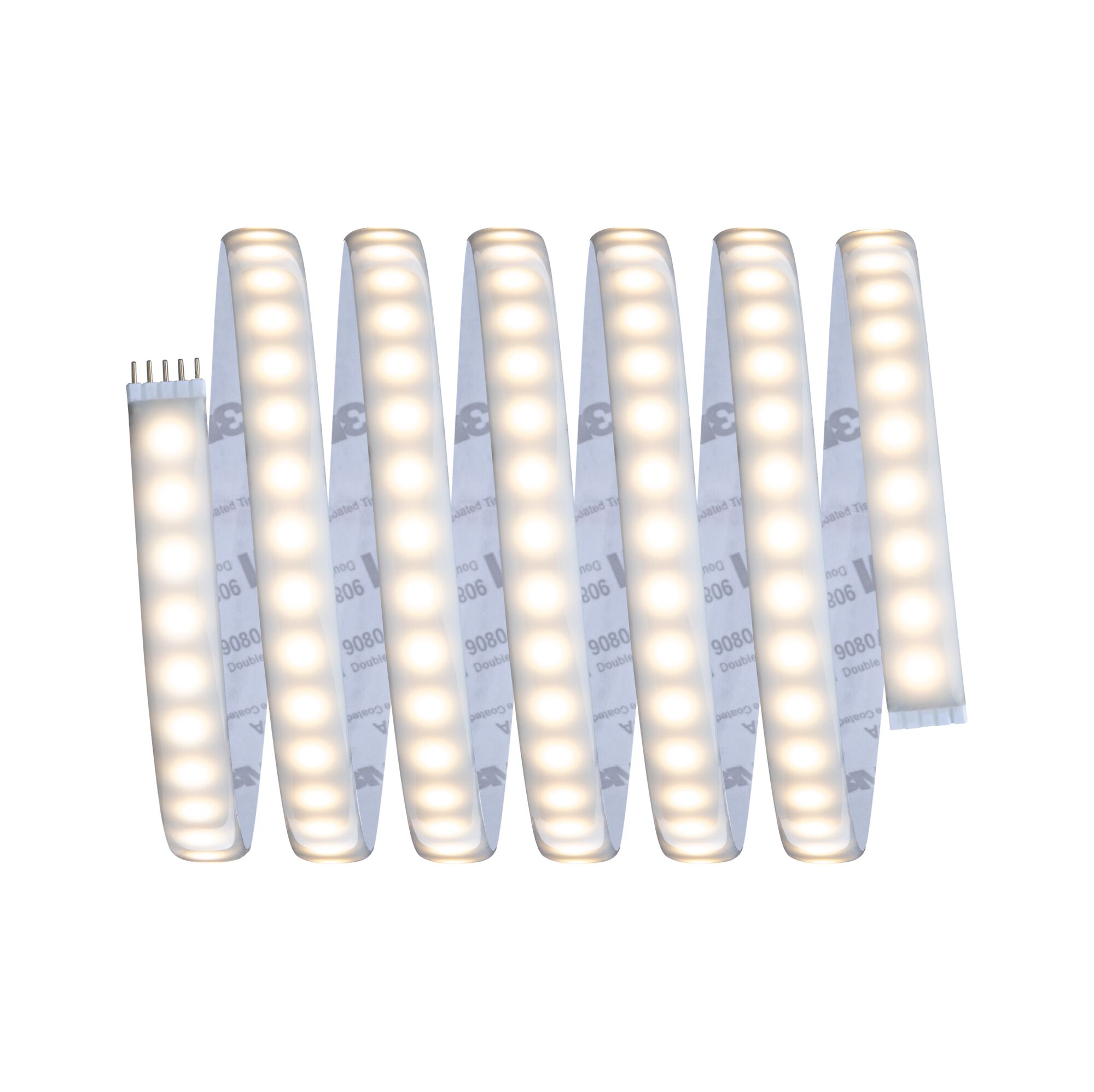 Flexibele LED-lichtstrip met warm wit licht voor veelzijdige binnenverlichting