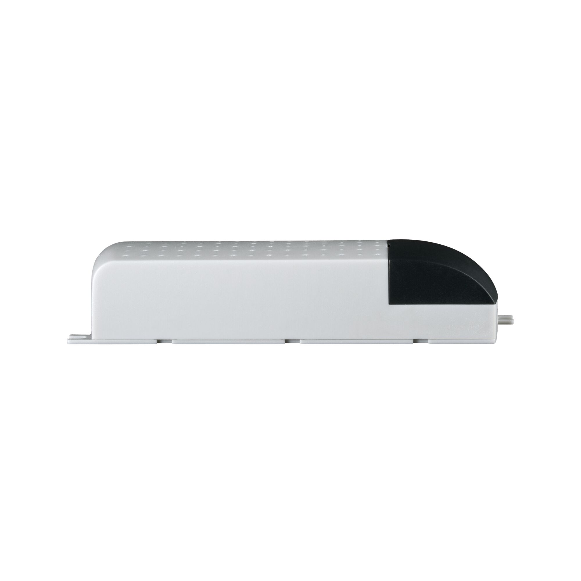 Boîtier électronique rectangulaire blanc en plastique avec couvercle noir pour pilote LED