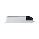 Boîtier électronique rectangulaire blanc en plastique avec couvercle noir pour pilote LED