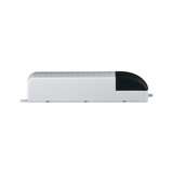 Boîtier électronique rectangulaire blanc en plastique avec couvercle noir pour pilote LED