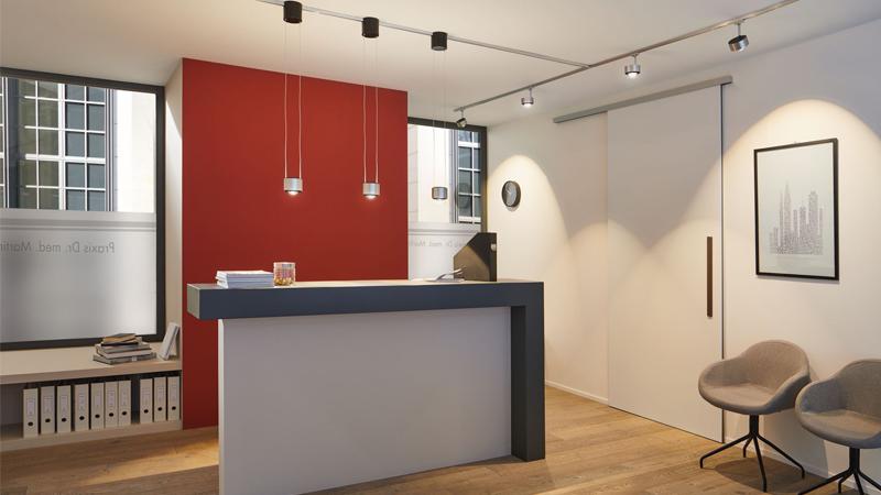 Beleuchtung für Praxen & Kanzleien Tresen in Praxis oder Kanzlei