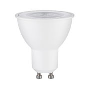 Lampe LED réflecteur blanche avec culot GU10 en plastique pour éclairage économique