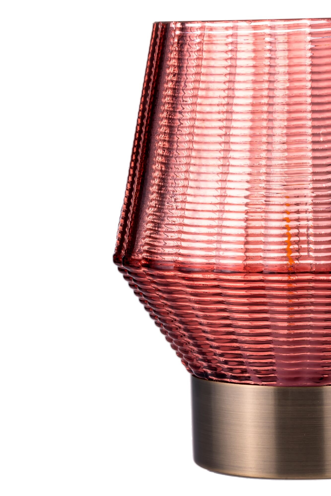 Pauleen LED-tafellamp Classy Glamour E27 2700K 30lm 0,8W Koralle/Messing geborsteld