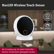 MaxLED kabelloser Touch-Sensor in Weiß und Schwarz mit dimmbarer On/Off-Funktion für LED-Beleuchtung