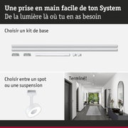 URail Rail Kit de base 230V Blanc signal