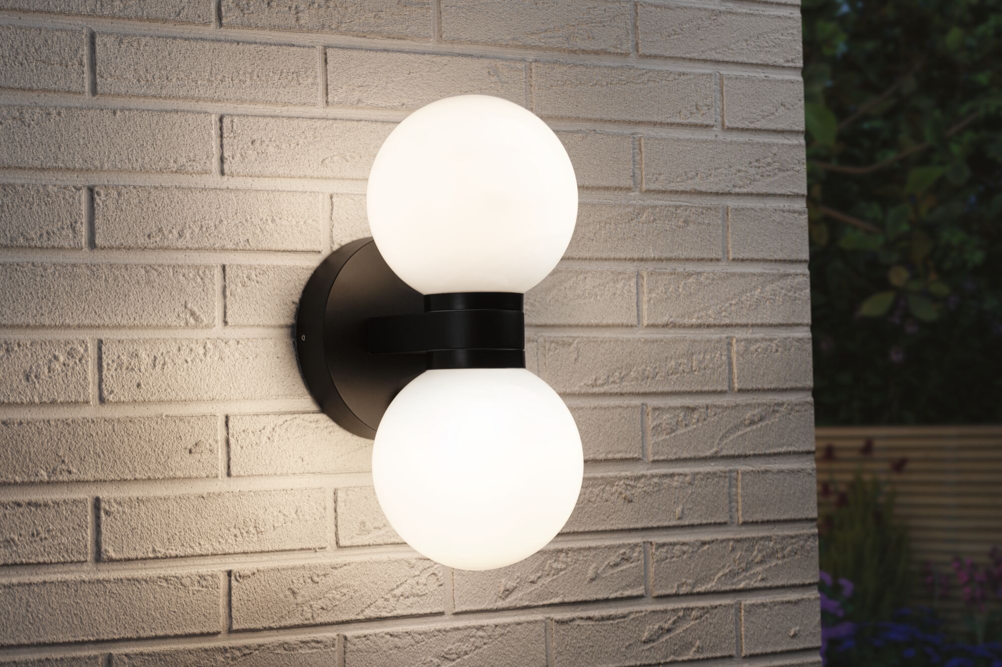 ModuShine Shade Taleno IP44 spherical Anthracite/White