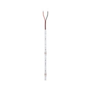 LED strip with white LEDs and red and black wires for versatile lighting applications