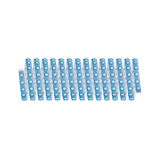 Flexibele LED-strip met blauwe LEDs en witte basis voor decoratieve verlichting