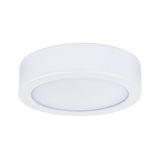 Plafonnier LED rond blanc en plastique pour éclairage intérieur moderne