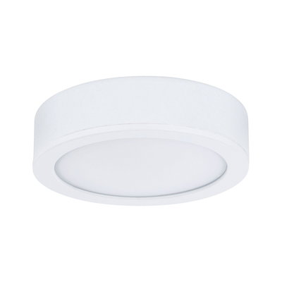 Plafonnier LED rond blanc en plastique pour éclairage intérieur moderne