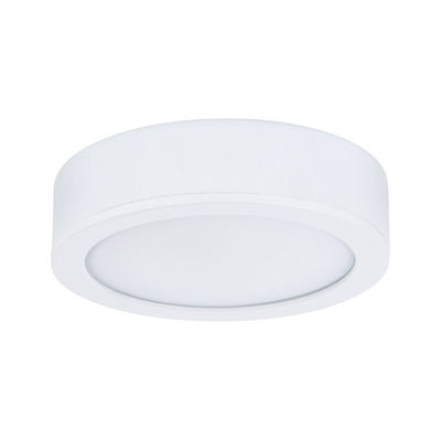 Plafonnier LED rond blanc en plastique pour éclairage intérieur moderne