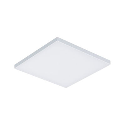 Square white LED ceiling light made of plastic for modern room lighting