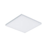 Square white LED ceiling light made of plastic for modern room lighting