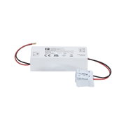 Witte kunststof LED-dimmercontroller met rode en zwarte draden voor 48V LED-verlichting