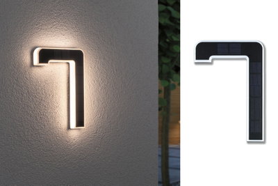 Applique murale LED noire moderne avec lumière blanche chaude indirecte pour extérieur