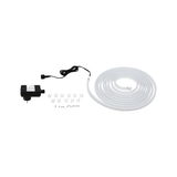 Witte LED-neonverlichting met voeding, clips en schroeven voor flexibele binnenverlichting