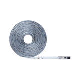 Rolle eines flexiblen LED-Lichtbands in Weiß mit transparentem Anschluss für Innenbeleuchtung