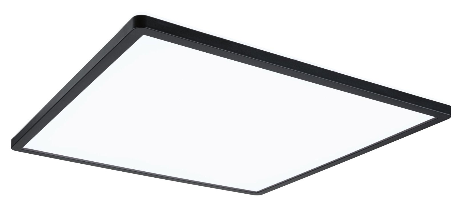 Panneau LED 3-Step-Dim Atria Shine Backlight carré 420x420mm 22W 2200lm 4000K Noir gradable