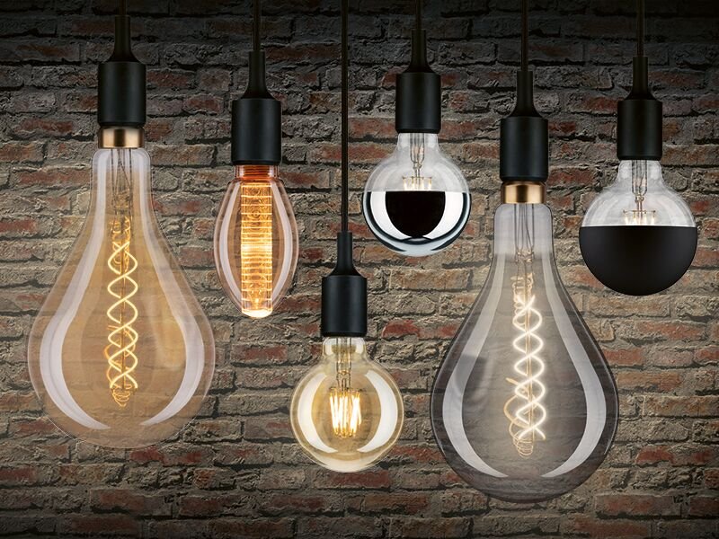 Ampoule vintage filaments torsadés LED - E27 - Décoration et arts