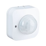 White motion sensor with spherical plastic lens for smart lighting control