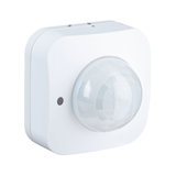 White motion sensor with spherical plastic lens for smart lighting control