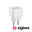 Connecteur intermédiaire Smart Home Zigbee 3.0 Smart Plug Indoor Blanc Adaptateur prise Zigbee blanc en plastique avec bouton marche/arrêt et témoin LED pour domotique
