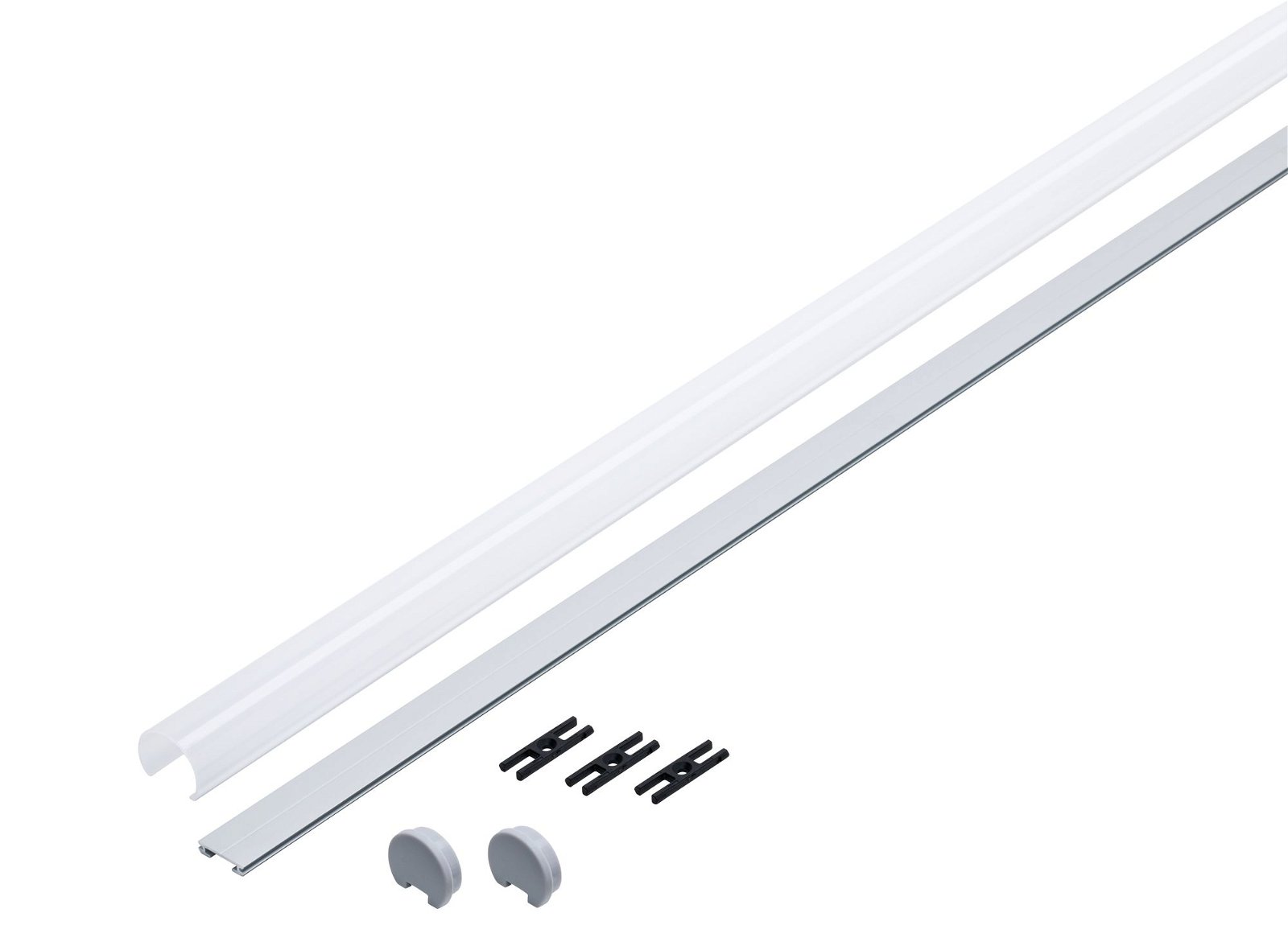 LED Strip profile Tube 2m Anodised aluminium