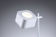 Modern white LED desk spotlight with touch switch and adjustable head for flexible lighting.